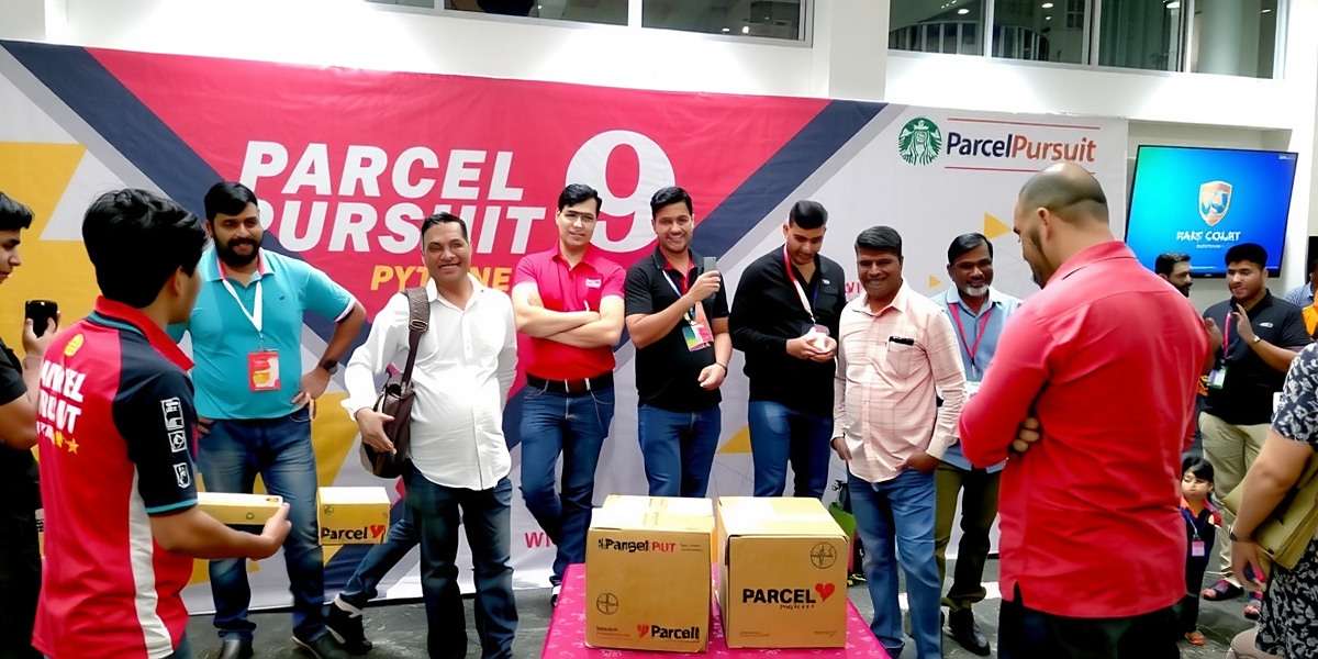 Parcel Pursuit Community Event in India Parcel Pursuit community event in Chennai where players gathered for a real-life delivery challenge competition with prizes